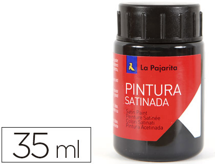 Pintura látex La Pajarita negro 35ml.